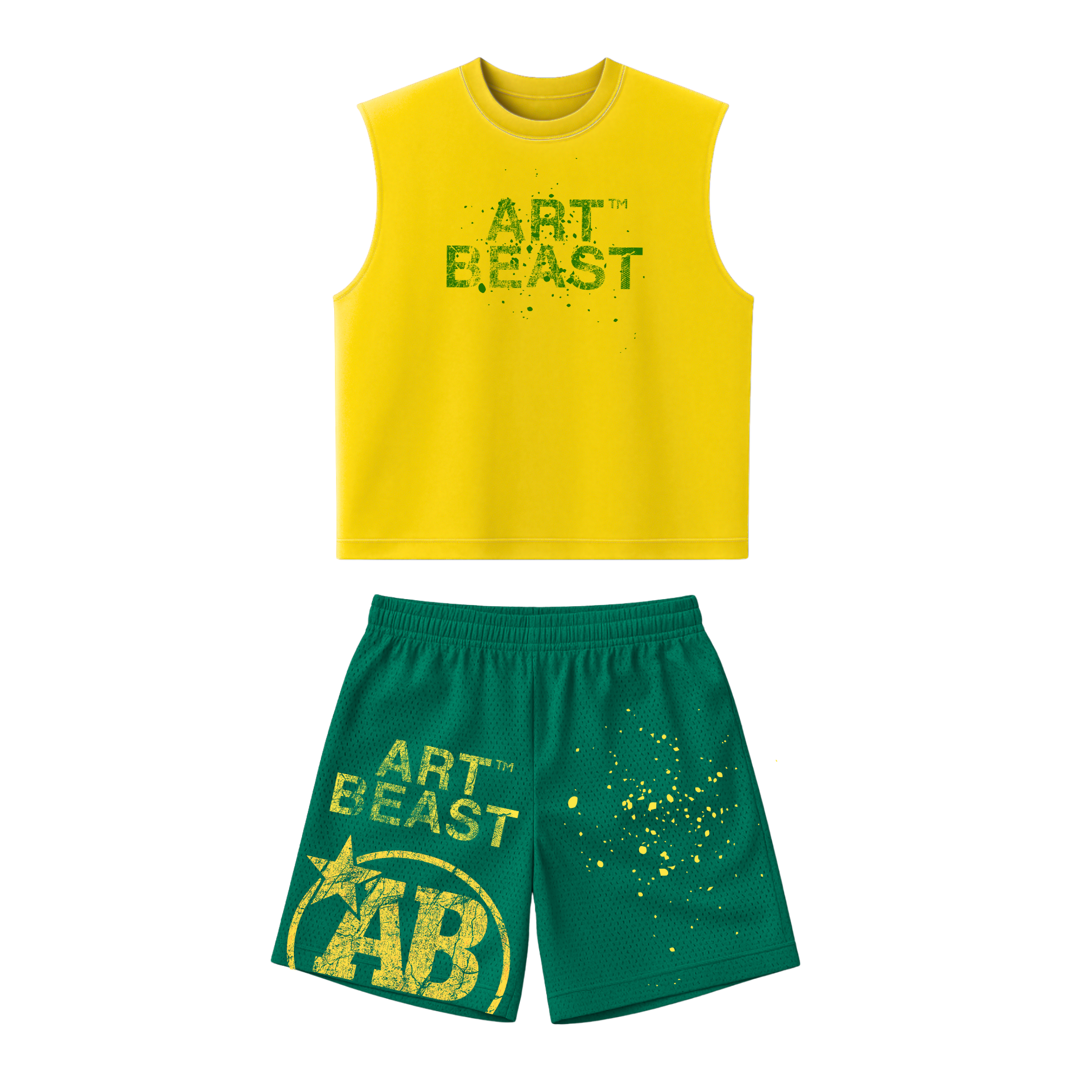 ARTBEAST - Weathered Short Set