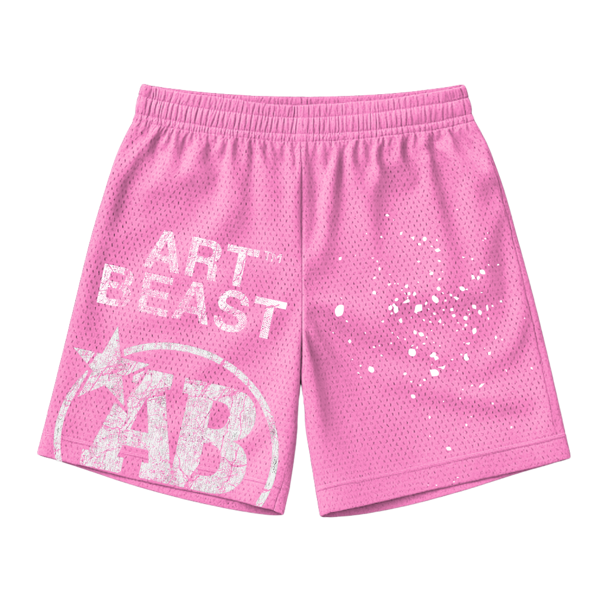 ARTBEAST - Weathered Mesh Shorts