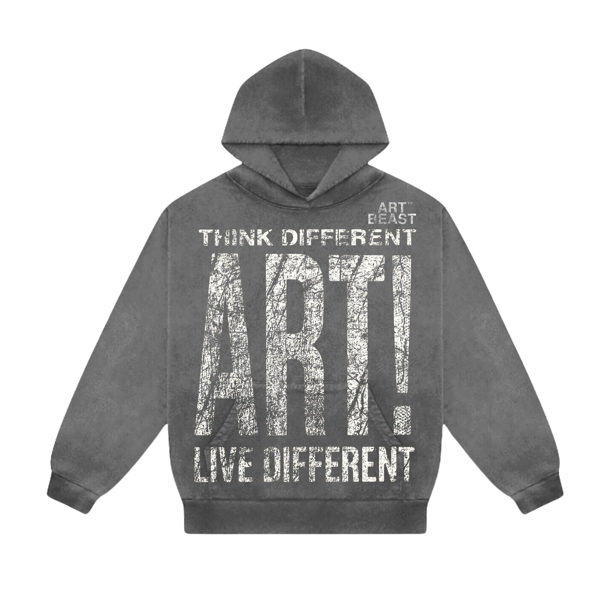 ARTBEAST - ART! - Garment Dyed Hoodie