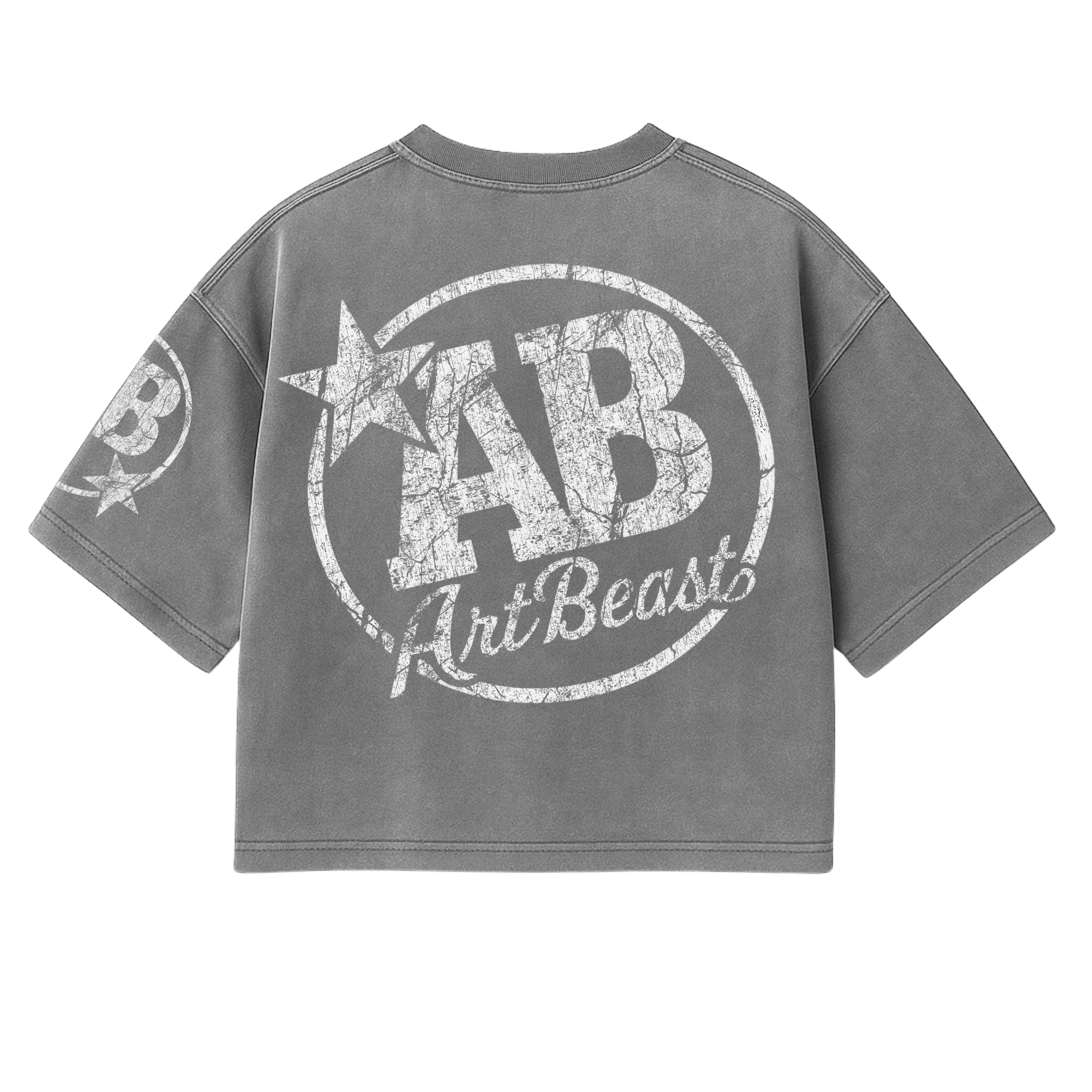 ARTBEAST - Signature Series - Garment Dyed BOXY CROP TEE