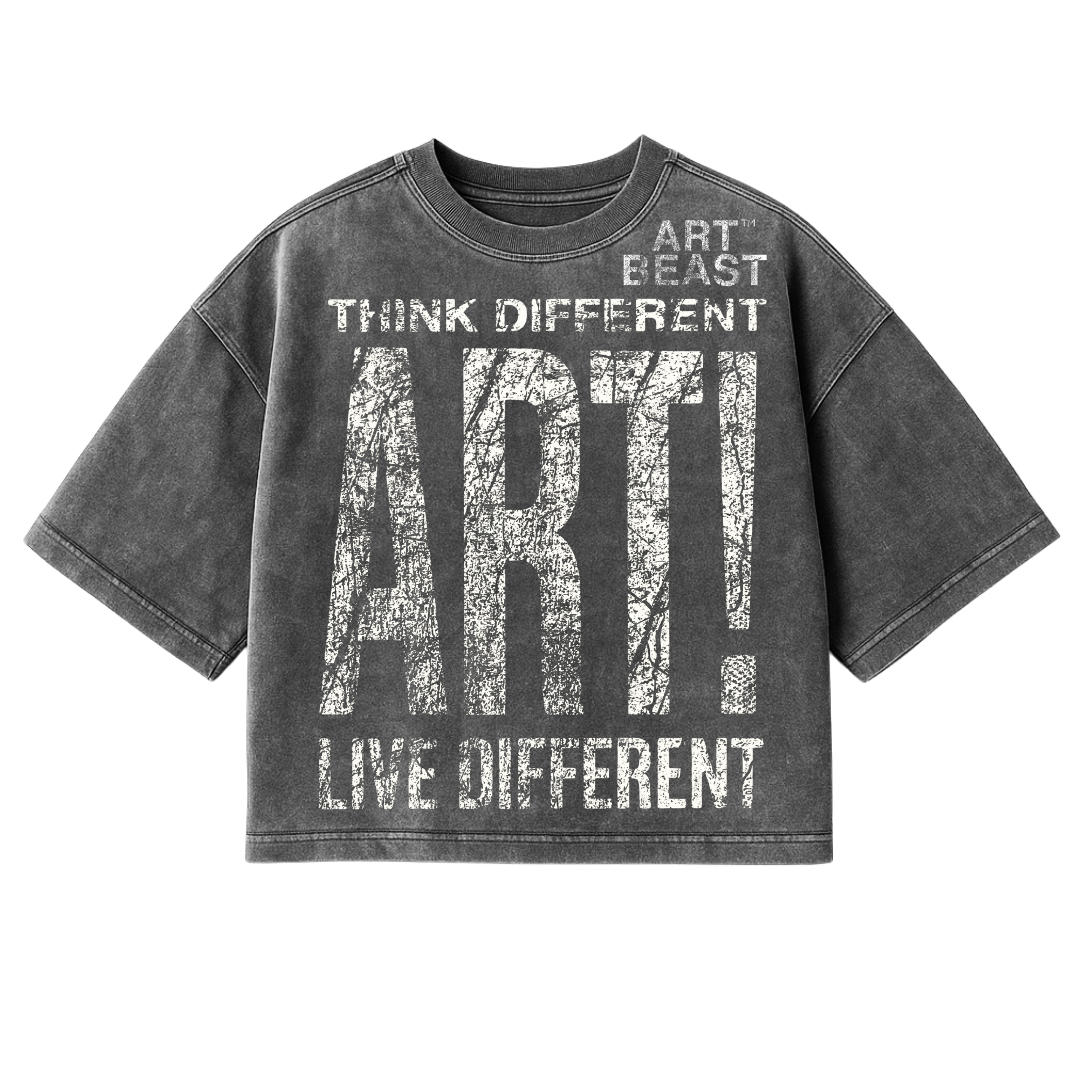 ARTBEAST - ART! - BOXY CROP TEE